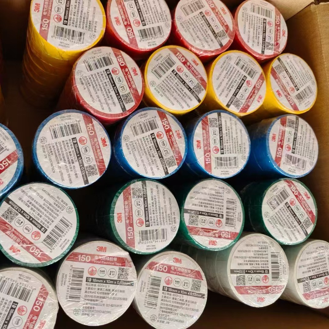 3M Tape 1500# Electrical Insulation Tape Tape Multicolor Electrical Insulation Tape Factory Supply