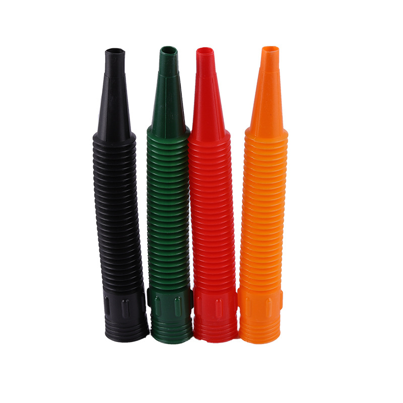 Automobile and motorcycle fuel pipe oil funnel extension pipe plastic telescopic hose gas station equipment