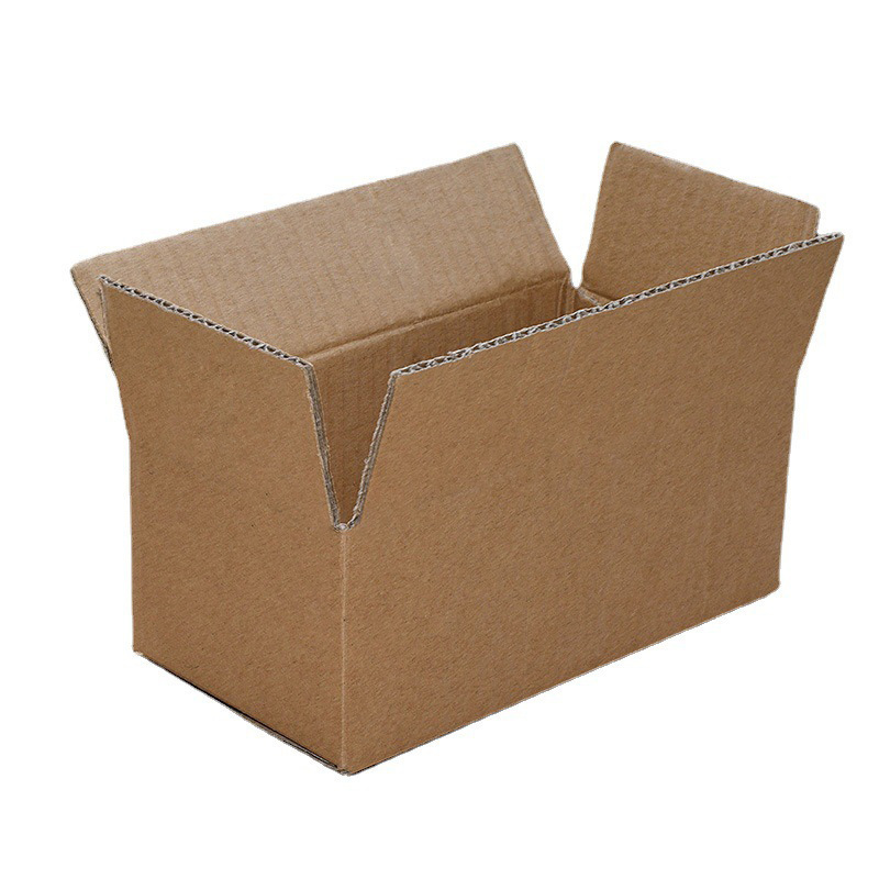 Packaging Carton Manufacturer Wholesale Rectangular Strip Extra Hard Three to Five Layers Thickeneded Corrugated Express Packaging Small Carton