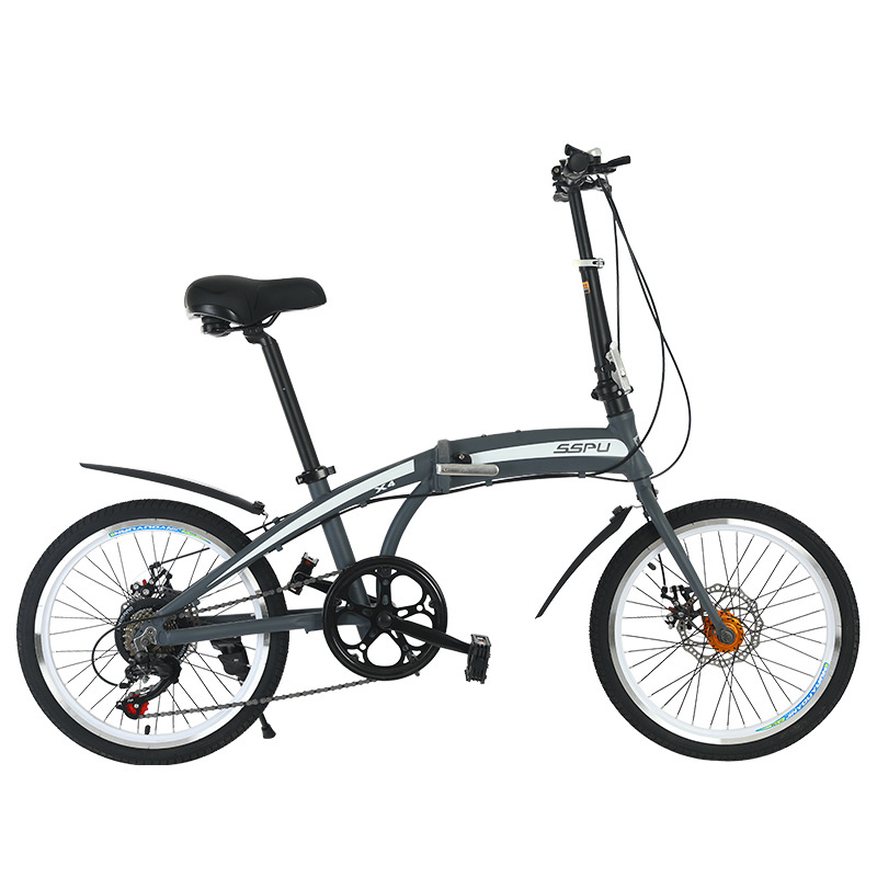 Aluminum Alloy Bicycle 20inch Ultra-Light Foldableing Bicycle Variable Speed Installation-Free Portable Work Clothing Foldableing Bicycle