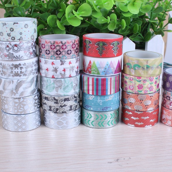 Washi Tape Custom-Made Gift Promotional Items Amazon Manufacturer Cute Small Fresh 4-Color Printing Student Stationery Gift