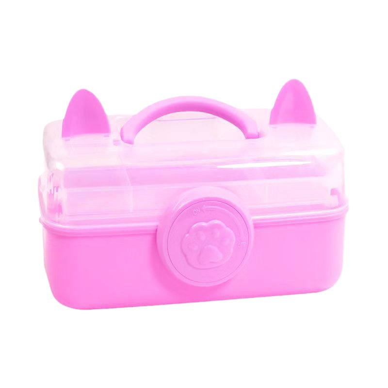 Original three-layer personalized storage box storage box multifunctional storage box sundries organizing basket goo card fire paint storage