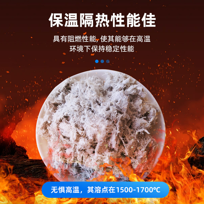 Factory Supplies Fire-Proof Materials for Construction of Sepiolite Fiber Pipe Insulation Sepiolite Powder Sound-Absorbing and Noise-Reducing Materials