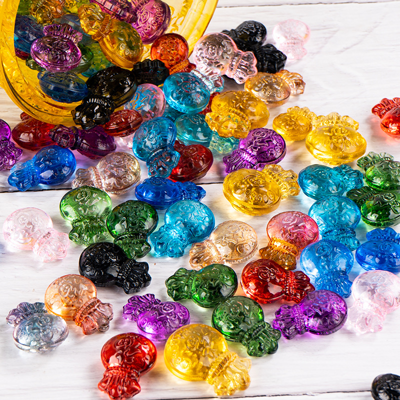 Citrine small lucky bag money bag decoration saving money box lucky treasure opening housewarming gift living room decoration