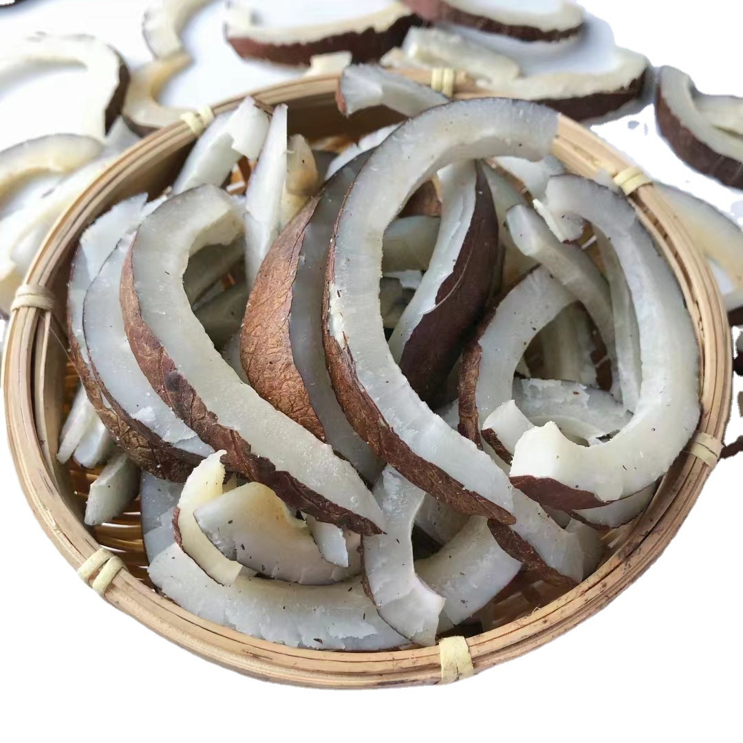 Wholesale Dropshipping of Haiyuehuang 500g Vacuum-Packed Dried Coconut, Coconut Chicken Soup Ingredients, Natural Dried Coconut
