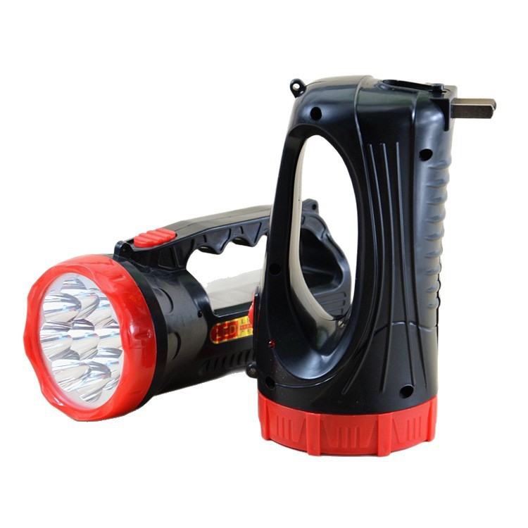 LED rechargeable flashlight second gear outdoor strong light searchlight portable Searchlight Yiwu 9.9 portable lamp wholesale