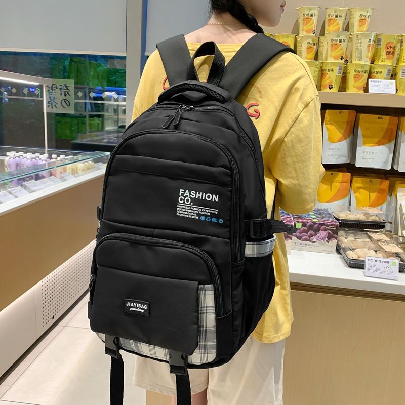 Schoolbags for Male College Students, Large Capacity, High School and Junior High School Students, Trendy Brands, Fashionable and Versatile Trendyy Backpacks, Backpacks for Women Ins