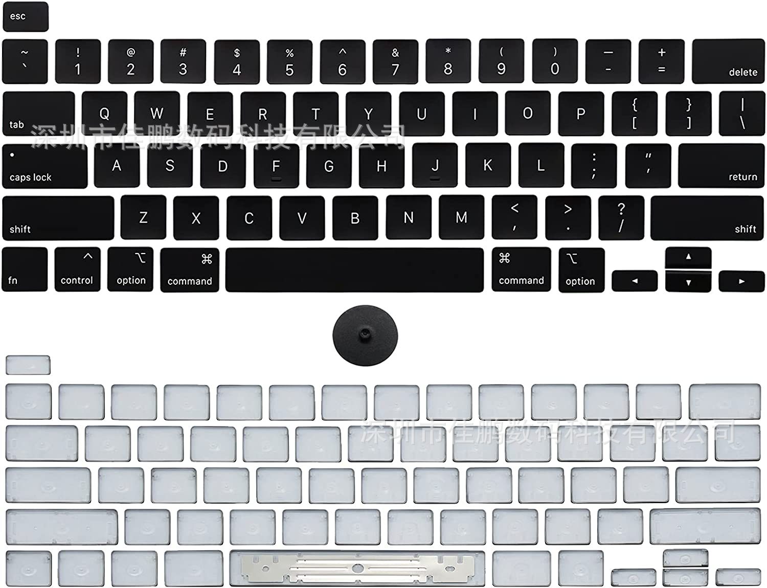 Подходит для Macbook pro A2338/A2141/A2179/A1989/A1990/A2159 клавиатура Cap