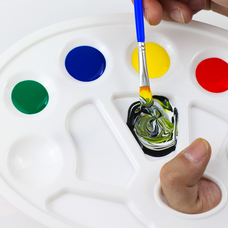 Children's DIY painting watercolor pen 10.5cm flat head hook line brush acrylic oil paint pen wholesale tracing pen