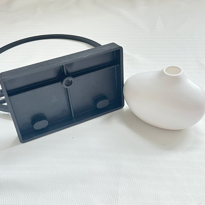 New Chinese-Style Black Screen with Simulated Plum Blossoms, Home Decor Mini Plastic Vase, Courtyard Entrance Potted Plant Decoration