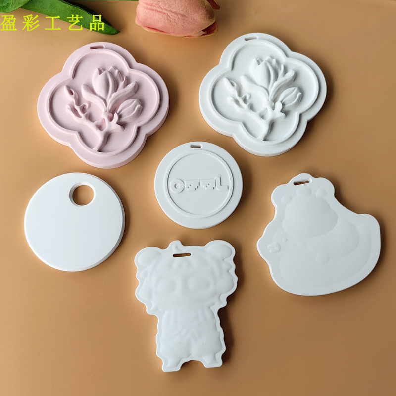 Color Gypsum Aromatherapy Pendant Car Butterfly Air Outlet Aromatherapy Relief Aromatherapy Stone Accompanying Gift Ornament Listing