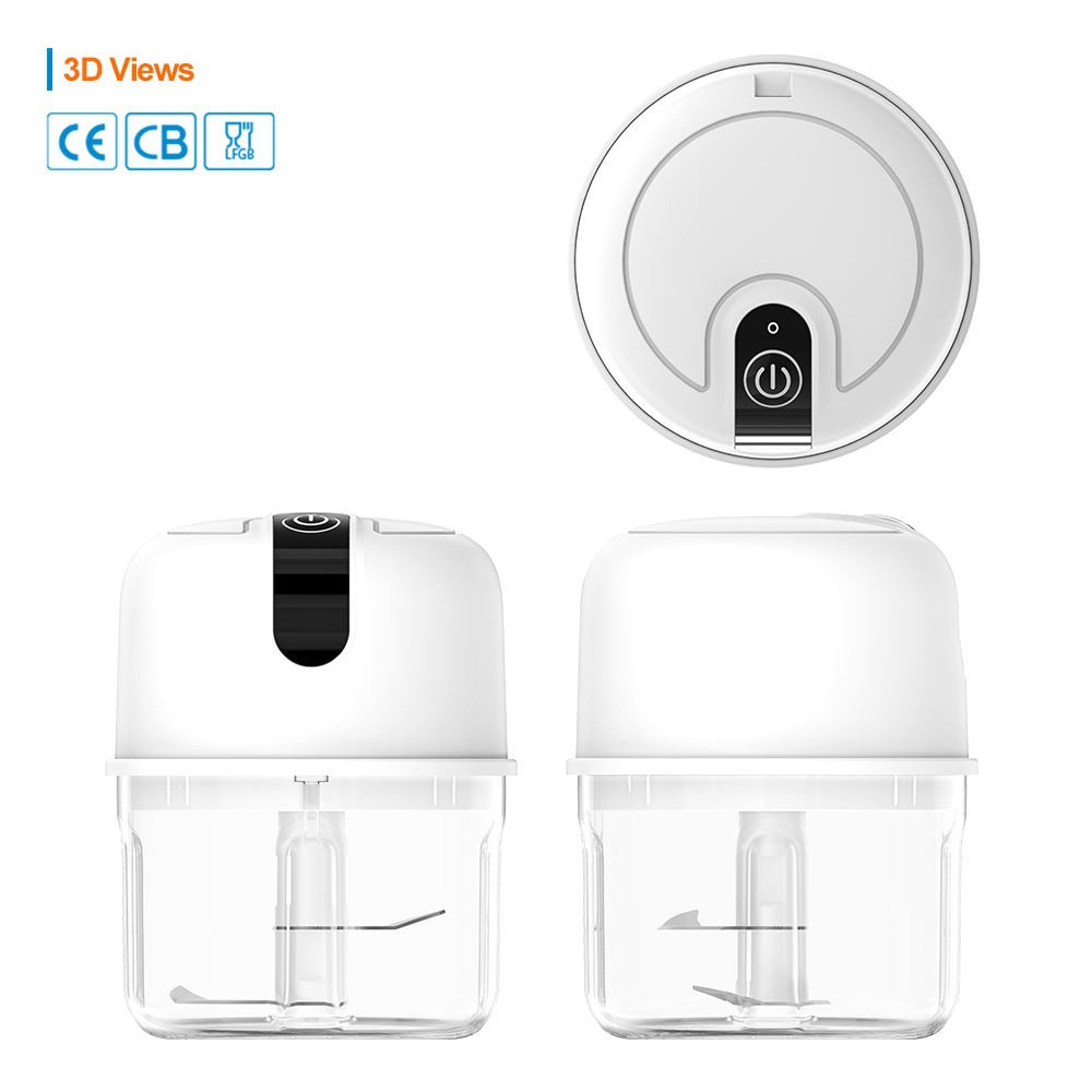 Dropshipping Large-Capacity Wireless Electric Multi-Function Garlic Mincer, Minced Meat, Minced Meat, Stuffed Food Supplement Garlic Mincer