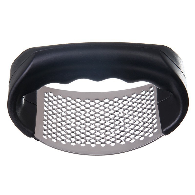 Factory wholesale manual ring stainless steel garlic press garlic pounding artifact garlic pounding garlic puree household garlic peeling device
