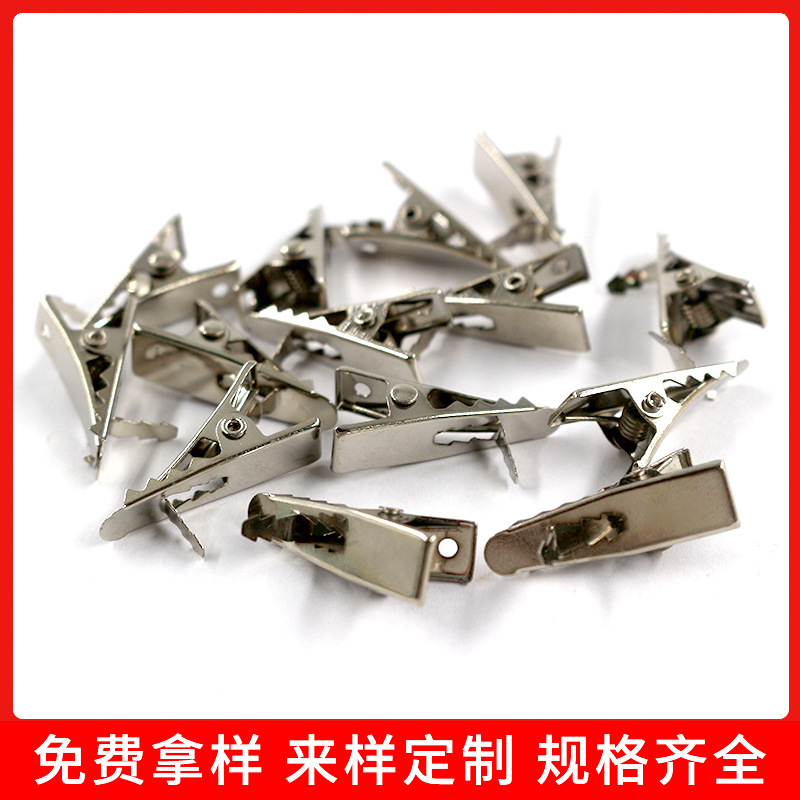 Factory direct supply iron plating process barbed bird clip business card clip wholesale Christmas gift decoration accessories