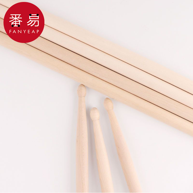 Free Shipping/10Y Drumsticks/Drum Set Aa1S60-Wooden Solid Wood Professional for Children and Adults Practice