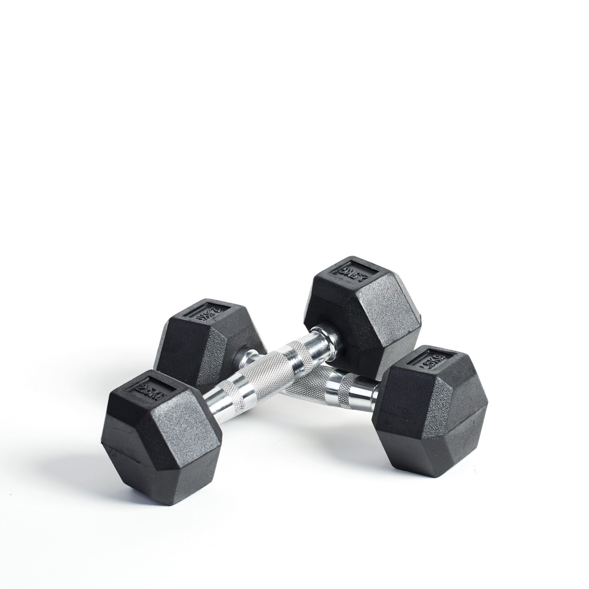 Cross-border wholesale hexagonal dumbbell gym men's and women's private trainer arm muscle yoga exercise dumbbell hexagonal dumbbell