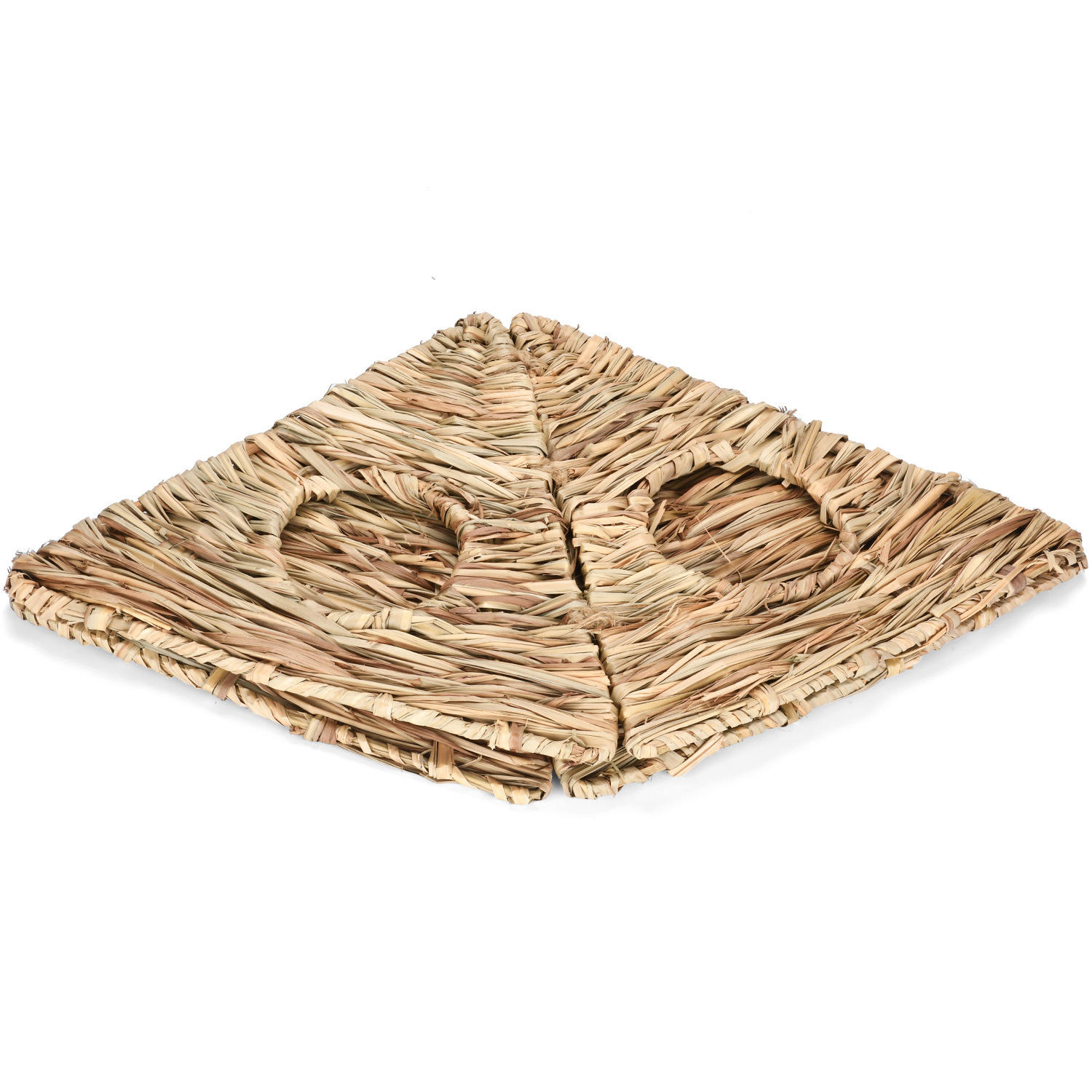 New Woven Foldableable Pyramid Thatched House Exotic Pet Rabbit Chinchilla Hamster Hedgehog Guinea Pig Landscaping Escape Toy