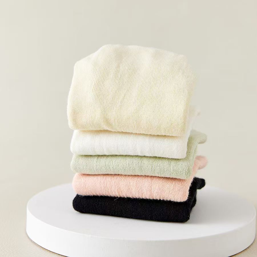 Socks Women's Boat Socks Non-slip and Non-heel Wear Summer Thin Candy Color Japanese Shallow Mouth Invisible Boat Socks Wholesale