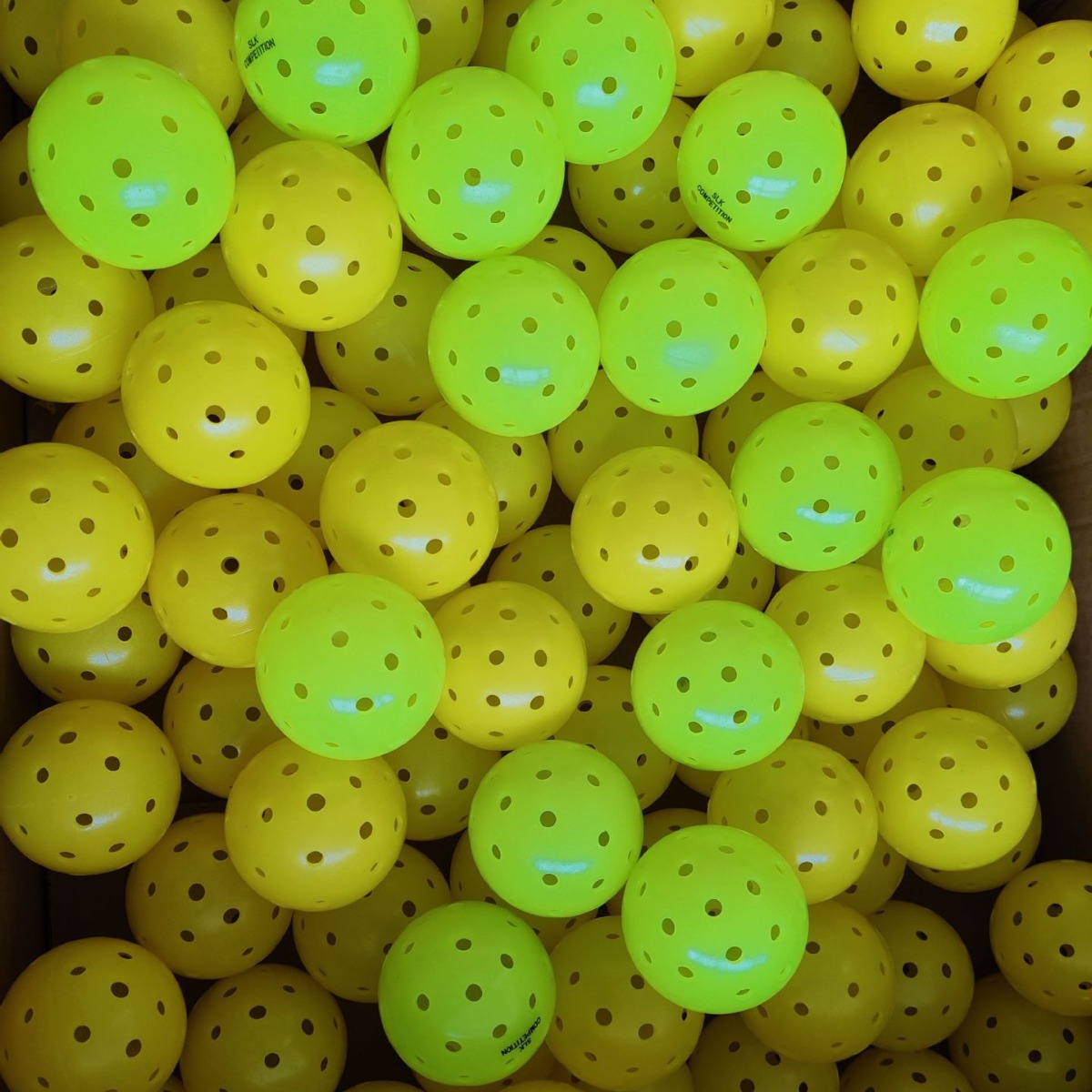 40-hole rotational plastic welding ball hole ball large small hole pick ball pickleball meet multi-color indoor and outdoor ball