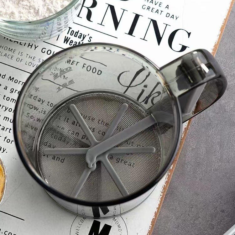 Factory Spot Supply Semi-automatic Handheld Flour Sieve Handheld Flour Strainer Baking Manual Flour Sieve