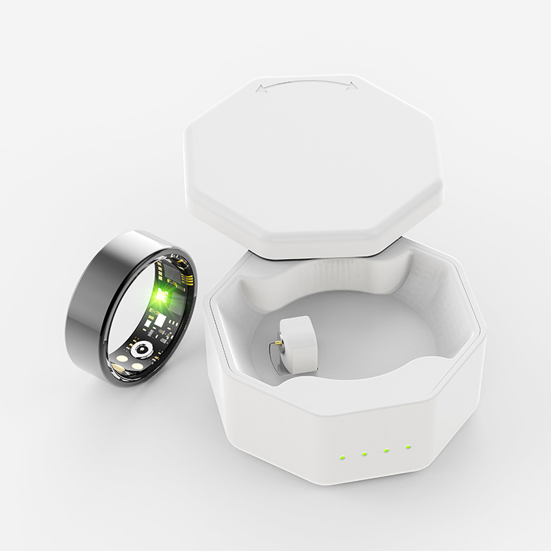 Smart Ring Charging Compartment, Large Capacity, Fast Charging, Portable Storage Box, Compatible with Multiple Models, Anti-Fall and Anti-Lost