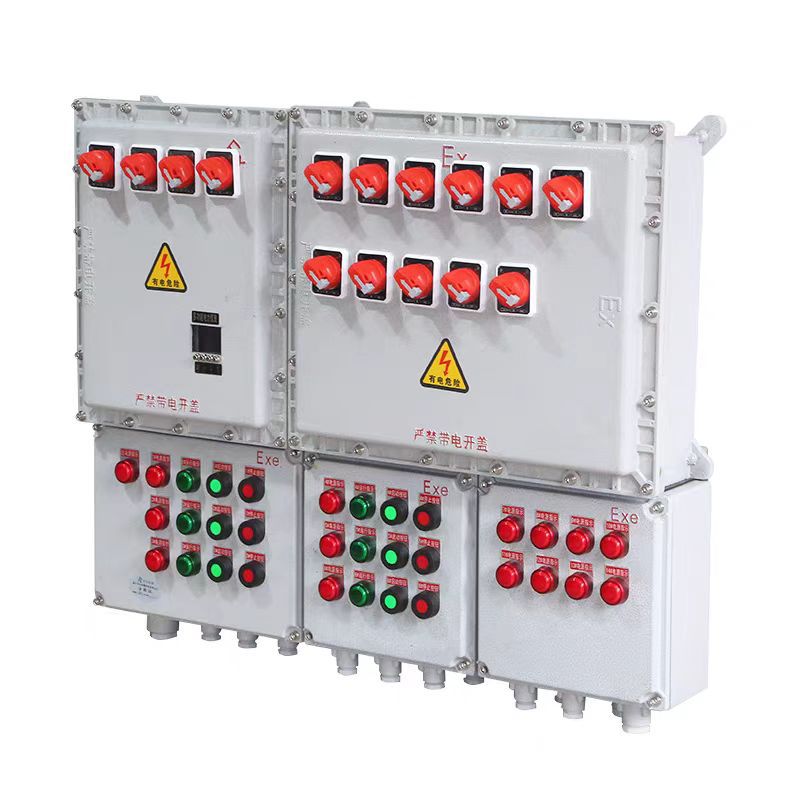 Explosion-Proof Distribution Box Aluminum Alloy Stainless Steel Power Lighting Box Maintenance Socket Box Switch Instrument Box Wiring Seal