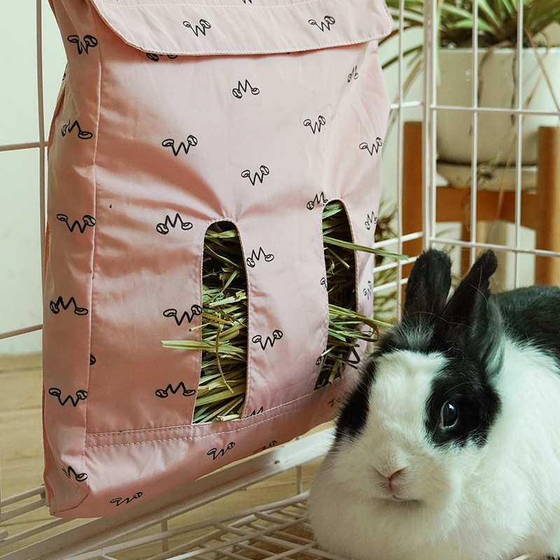 Jane pet guinea pig slow food self-take food bag can be hung cloth bag cage hamster chinchilla food small bag food bag forage bag