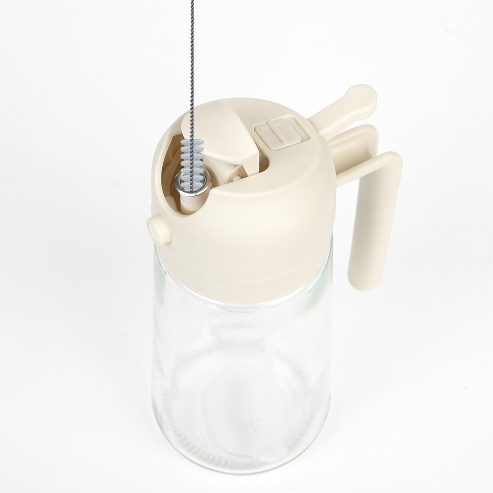 Cross-Border Straw Brush Set Bottle Nipple Water Cup Funnel Cleaning Brush 304 Stainless Steel Straw Brush 30cm