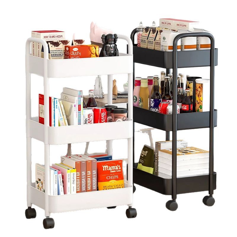 Multi-Layer Storage Cart for Bathroom, Living Room, and Kitchen Gap Storage