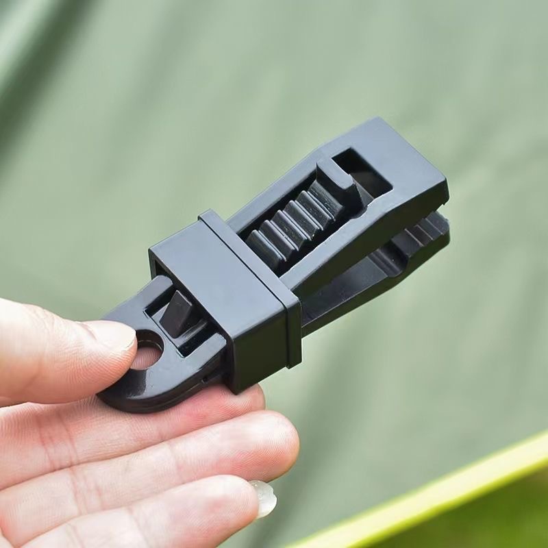 New outdoor tent canopy windproof fixing clip field wind rope buckle add pull point hanging buckle plastic clip safety buckle