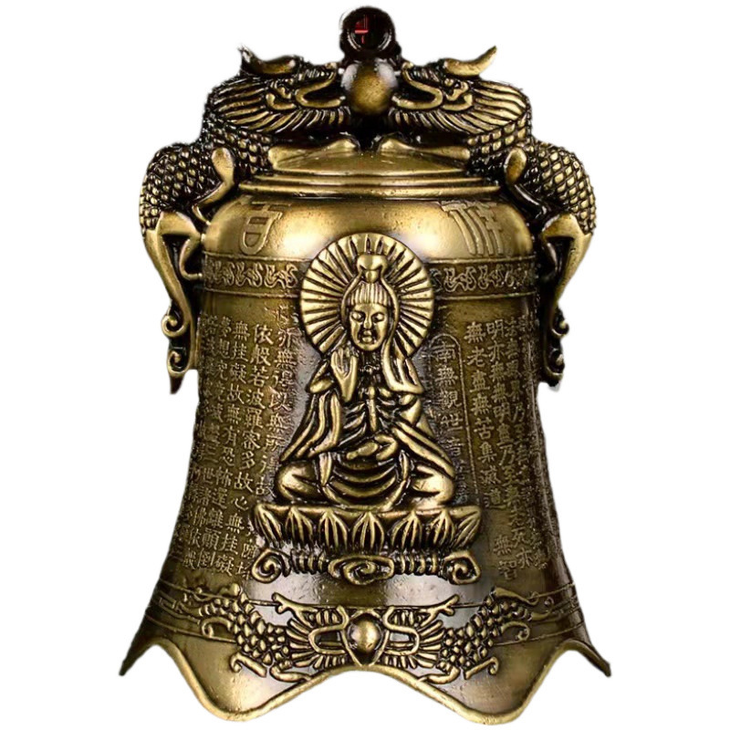 [Clearance] Alloy Bell Small Copper Bell Wind Chime Home Decoration Craft Small Pendant Foyer Car Interior Pendant