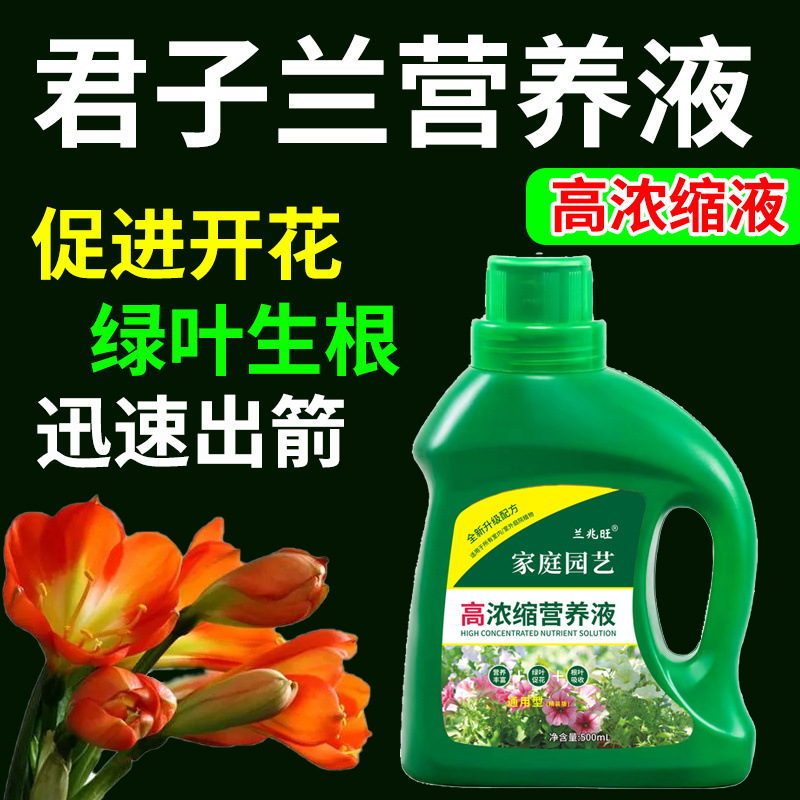 Раствор питательных веществ для кливии, специальное удобрение, цветущее удобрение, общее концентрированное жидкое цветущее удобрение для цветочных и зеленых растений