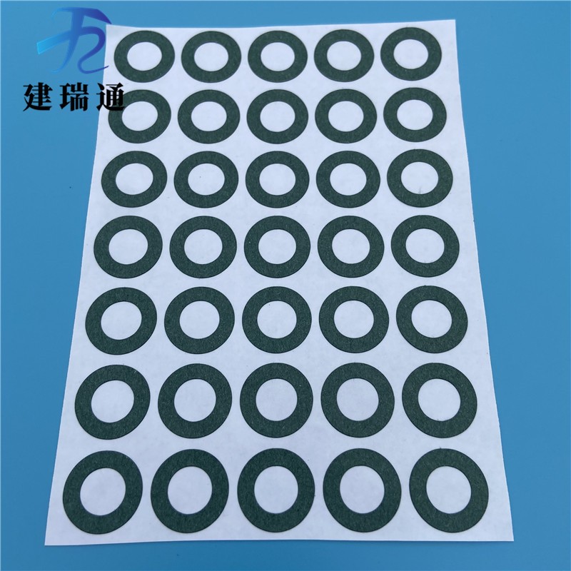In-Stock Wholesale Highland Barley Paper Insulation Pads Hollow Solid 18650 Lithium Battery Adhesive Single-Cell Double-Cell Green Shell Paper