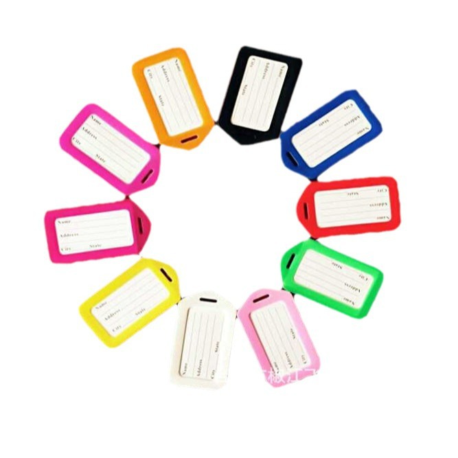 Factory direct luggage tag. Aircraft tag. Suitcase check card boarding card luggage tag 10 color optional