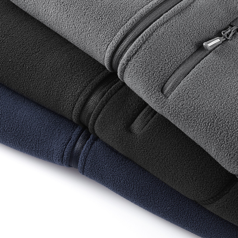 Cross-border wholesale cross-border wholesale 2023 autumn and winter new men's fleece jacket sweater coat plus one-piece delivery