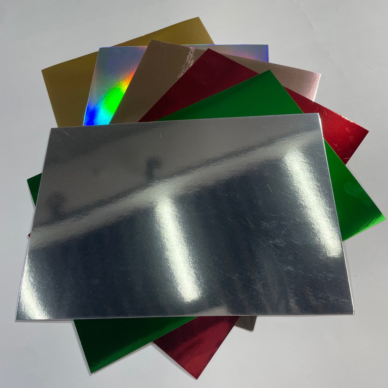 250g A4 color metal laser hand origami printing paper copy paper children's kindergarten hand DIY paper