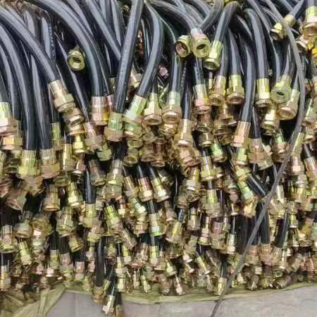 Bng Explosion-Proof Flexible Connecting Pipe 4 Points 6 Points Stainless Steel Wire Rubber Hose Dn20 Explosion-Proof Connecting Rubber Pipe