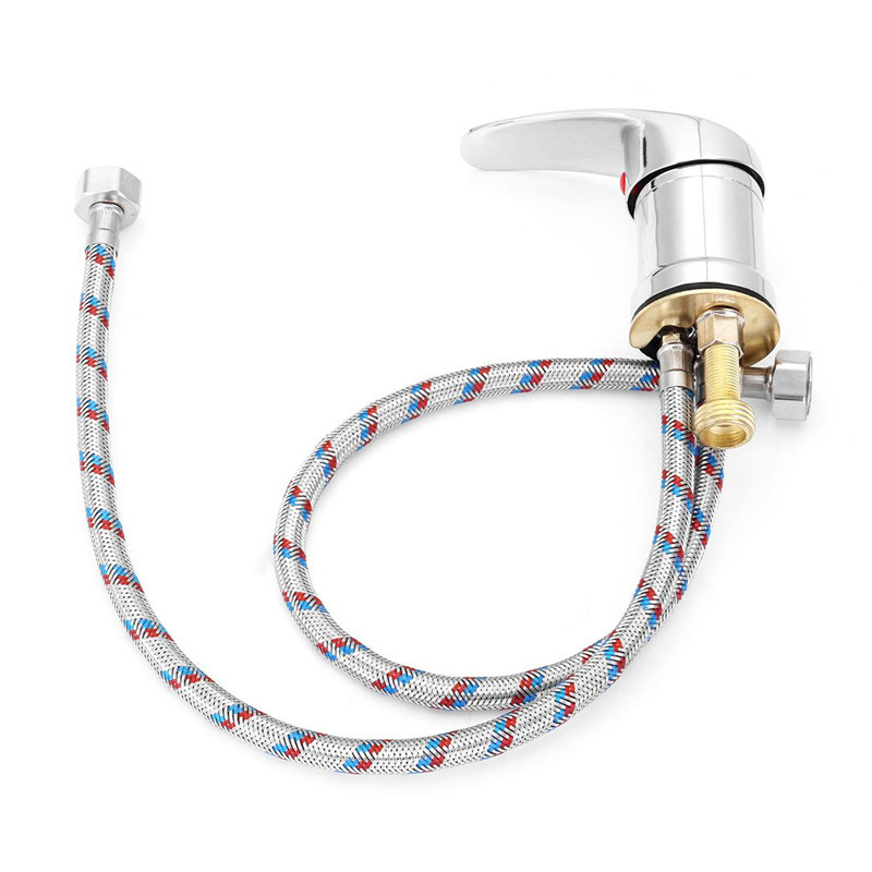 Barber shop shampoo bed faucet hair salon shampoo basin hot and cold faucet switch rinse faucet shower hose accessories