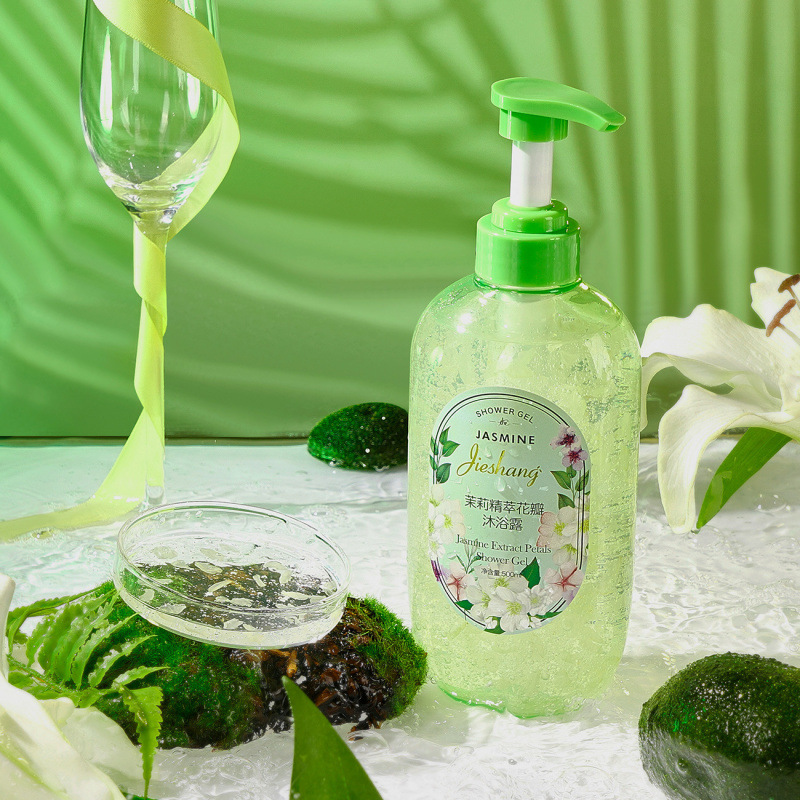 Jasmine Extract Petal Shower Gel Rose Extract Petal Shower Gel Unisex Lasting Fragrance Wholesale