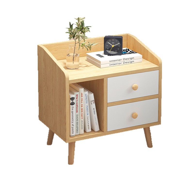 Bedside Table, Simple Modern Bedroom Storage Rack, Simple Cabinet, Bedside Storage Cabinet, Small Bedside Cabinet for Rental Housing