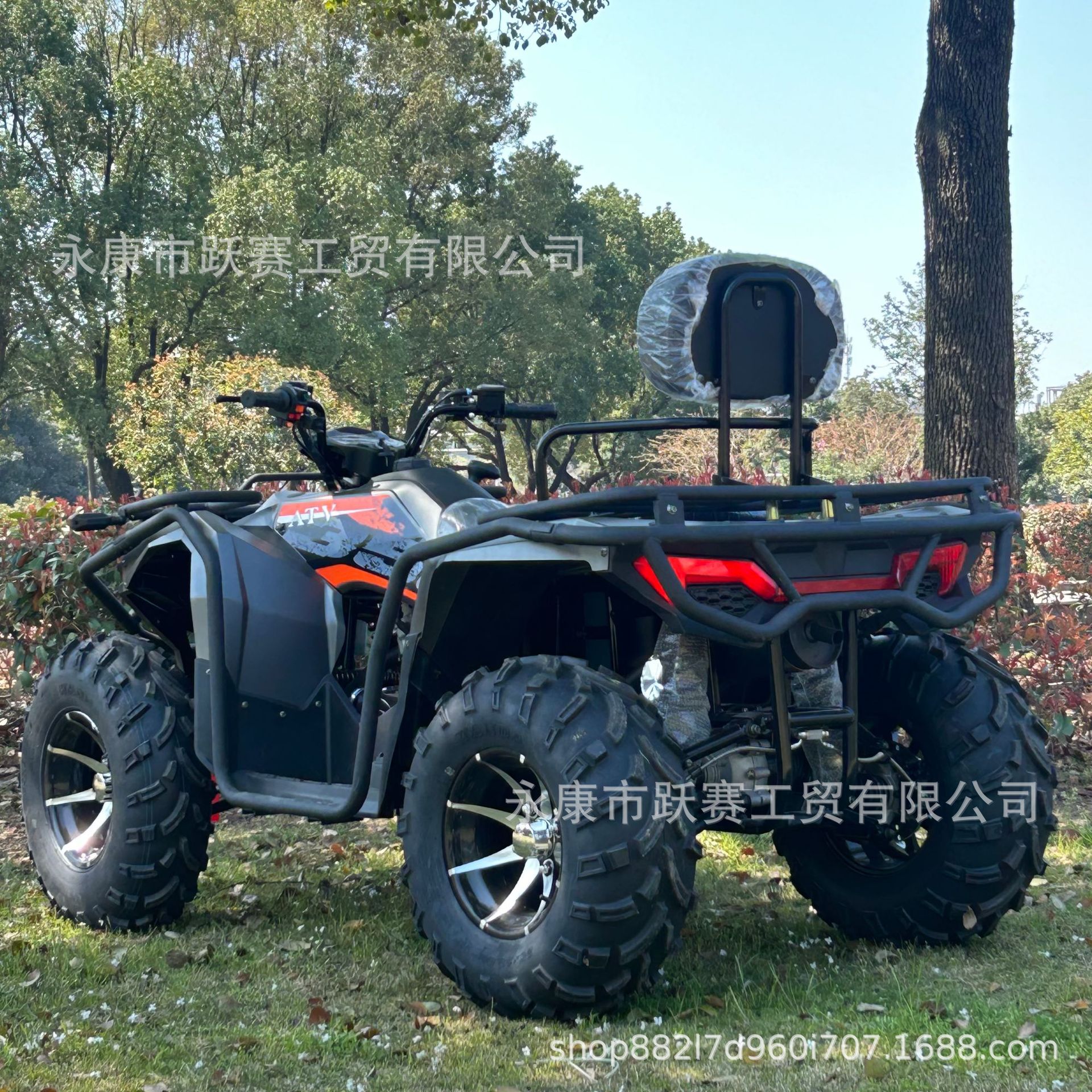 400Cc Four-Wheel Drive Beach Vehicle 400Cc Atv Electronic Fuel Injection Shaft Drive Belt Low-Speed Four-Wheel All-Terrain Off-Road Motorcycle