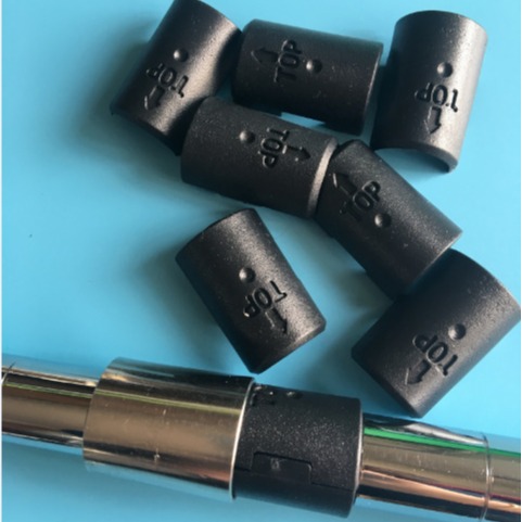 Wholesale Shelf shelf 25 slub tube card 1 inch plastic slub plate fixing clip tube buckle taper sleeve