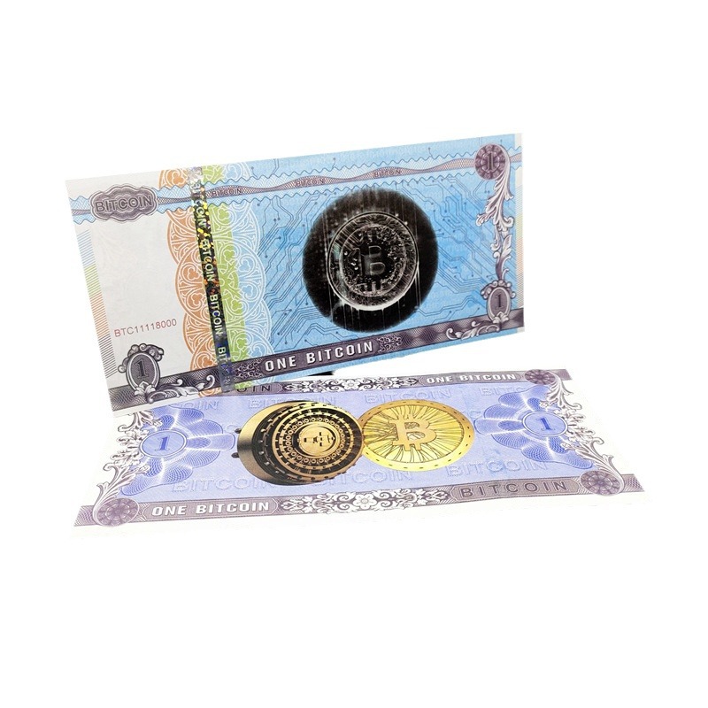 One Bitcoin Commemorative Banknote Export Commemorative Coin Banknote Collection Commemorative Banknote Btc Commemorative Coin