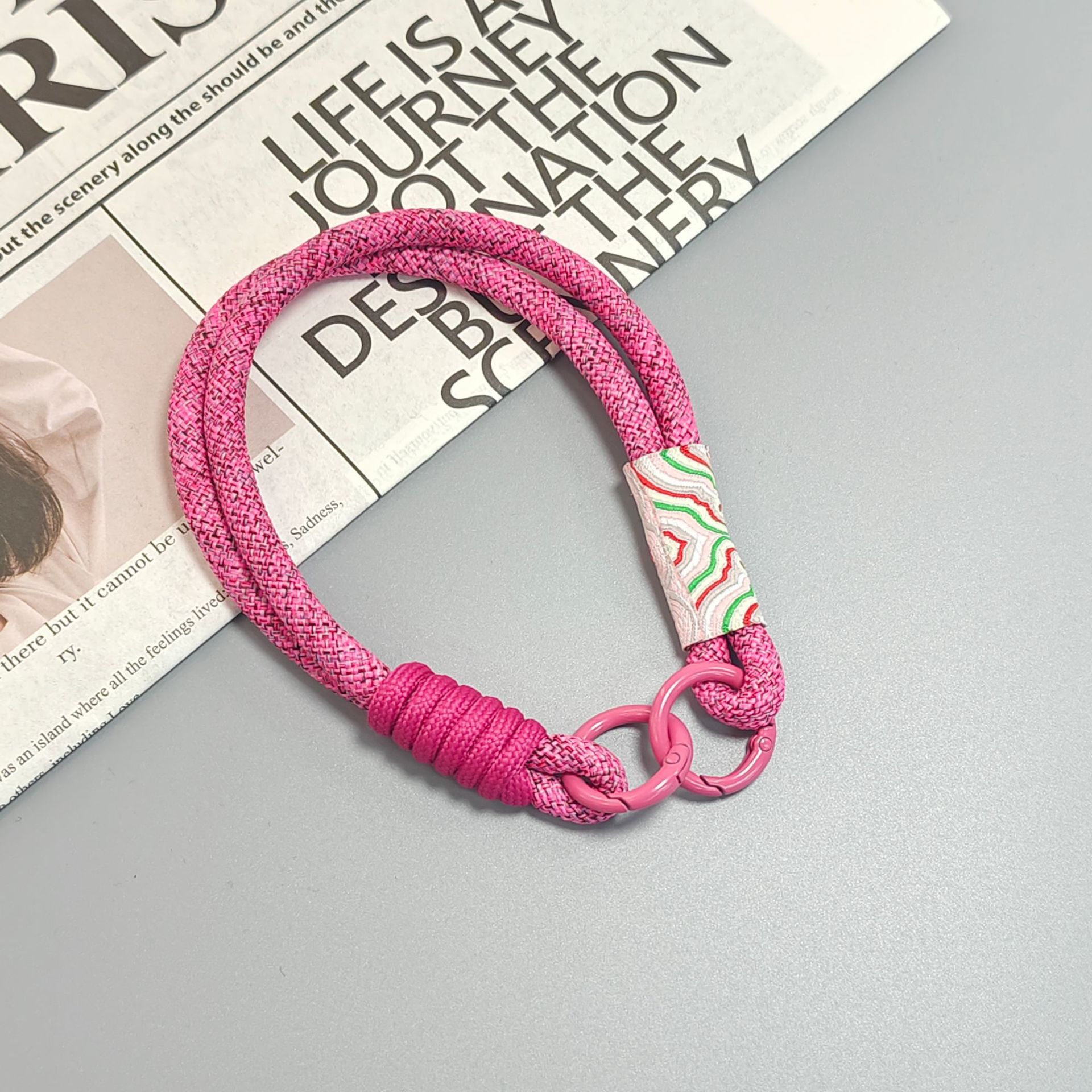 Xiangyun Woven Wrist Strap Ins Strong and Durable Anti-Lost Hand Chain Bag Hanging Mobile Phone Case Universal Lanyard Jewelry L Rope