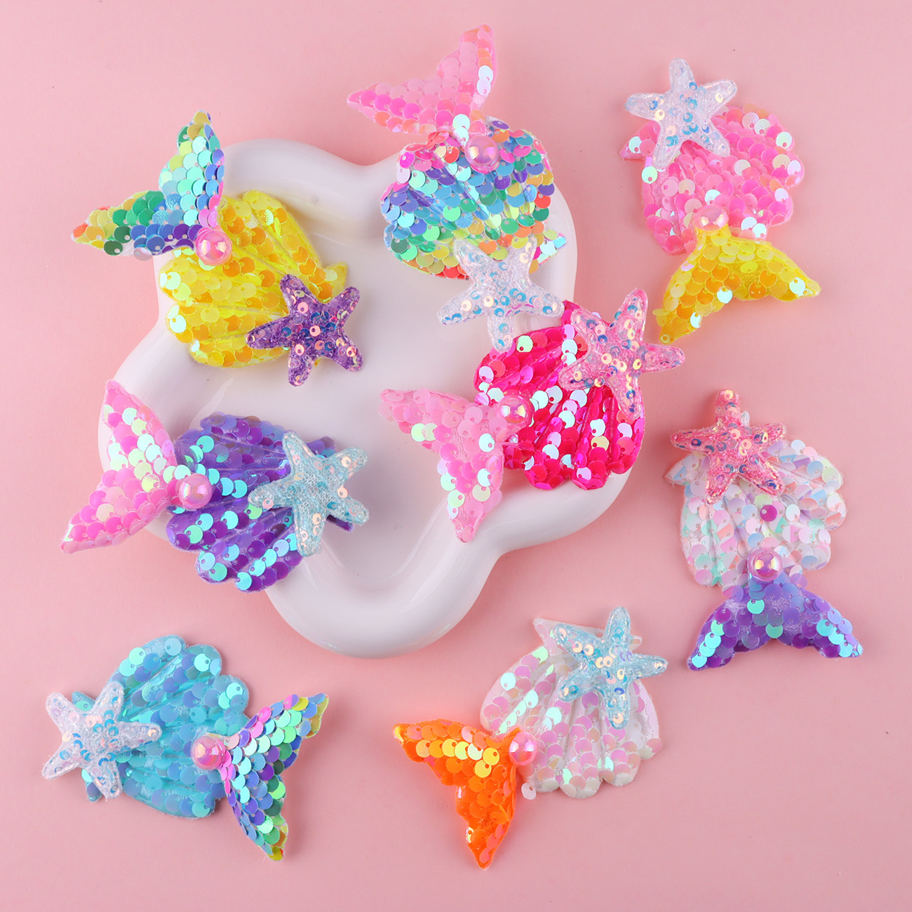 Детская заколка-русалка, милый аксессуар для волос