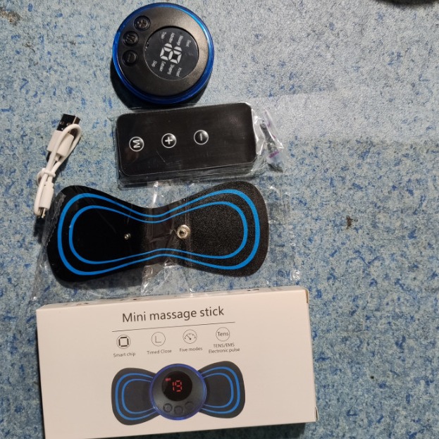 Наклейка для массажа шейного отдела, мини-массажер шейного отдела, электронный массажер для плеч и шеи