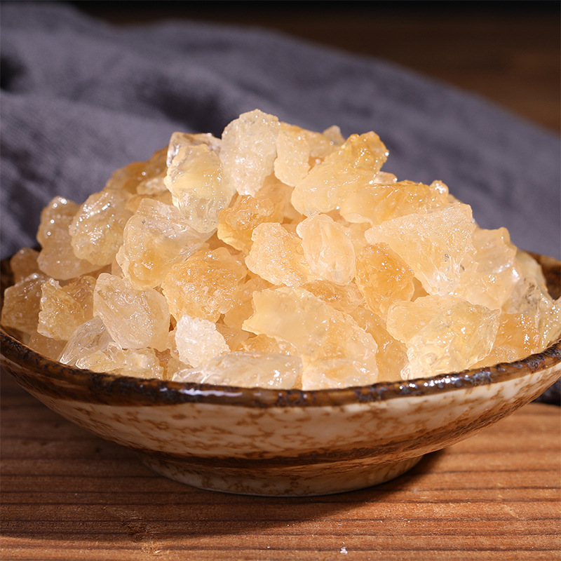 Ice yellow sugar Old Rock Sugar Sugar cane soil rock sugar small grain rock sugar Sparkling Wine Supermarket 500g bag factory wholesale