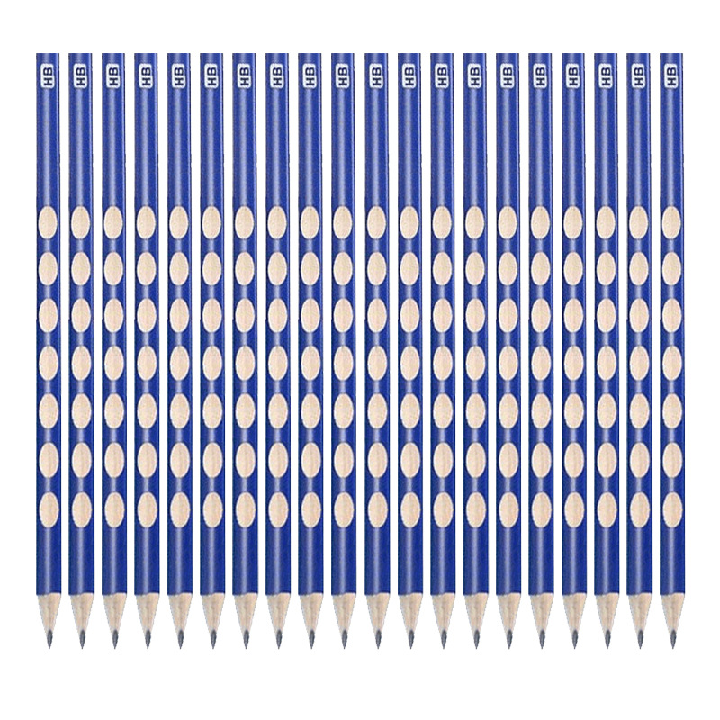 Posture correction hole pen supplies 2B wholesale triangle bar correction holding pencil children HB first grade primary school stationery