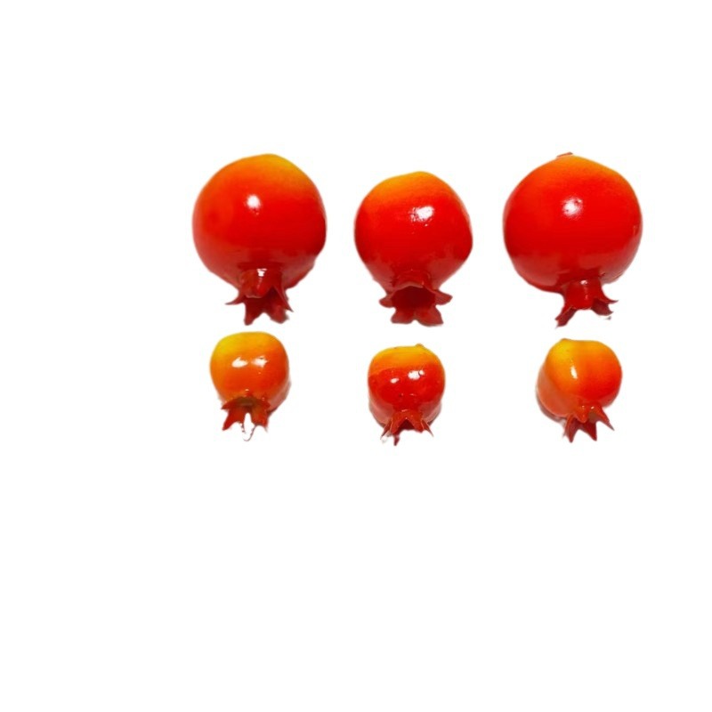 Simulation fruit and vegetable fake pomegranate model model room kitchen soft decoration window decoration food photography shooting props