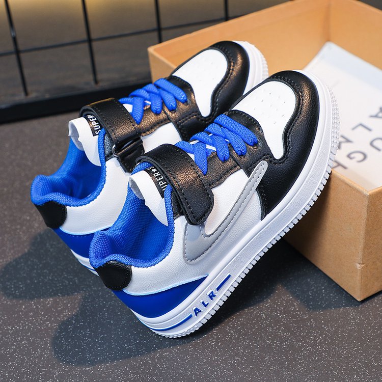 Boys' Flats 2025 Spring & Fall New Medium and Large Kidsren's Sneakers Kidsren's Sports Shoes Spring Girls' Breathable Color Matching Sneakers